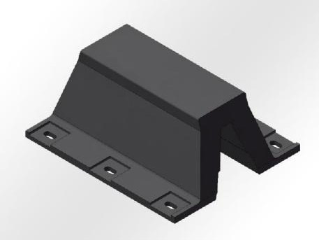 Defensa de goma s&uacute;per arco