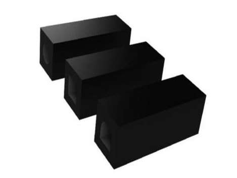 Defensa de goma rectangular